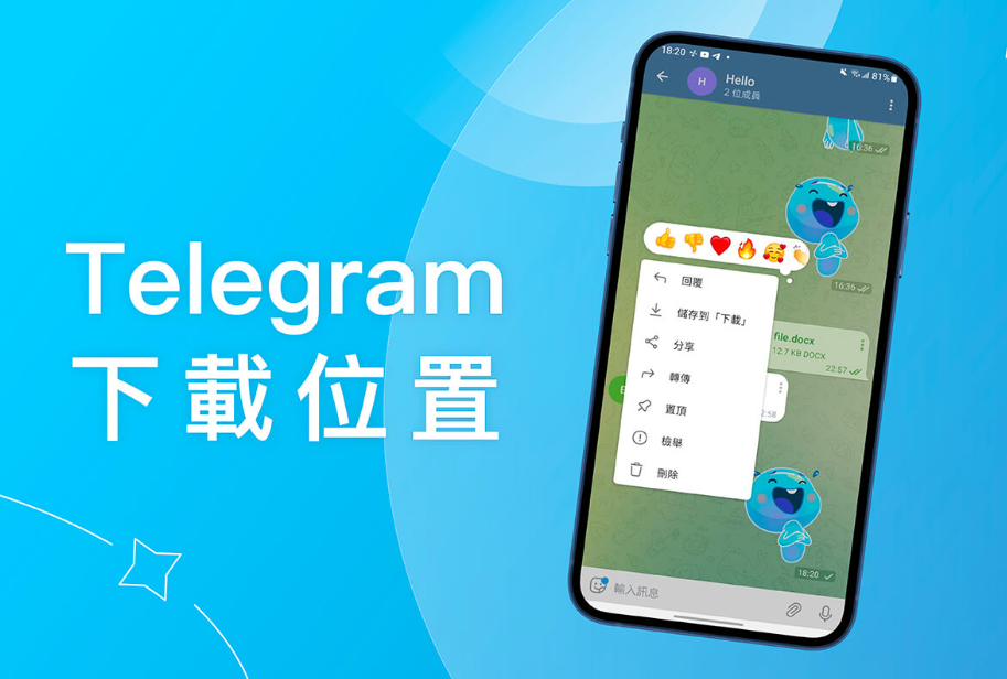 Telegram 下载档案位置在哪？